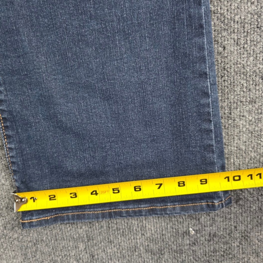 Signature by Levi Strauss & Co Womens 22M Dark Wash Mid Rise Bootcut Jeans 95250 - Picture 11 of 13